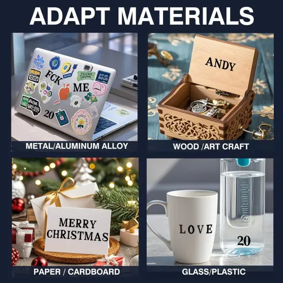 1210 Pieces 10 Sheets Letter Stickers Self-Adhesive Vinyl {4}