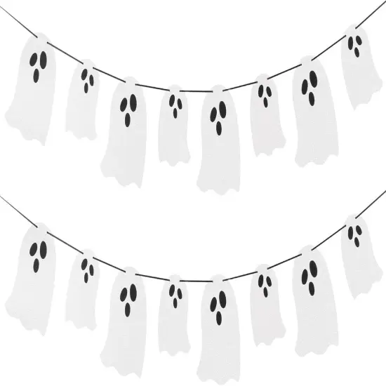 2 Pack Halloween Hanging Ghost Banner {1}