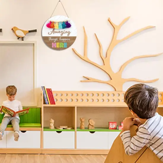 Boho 3D Classroom Door Sign {2}