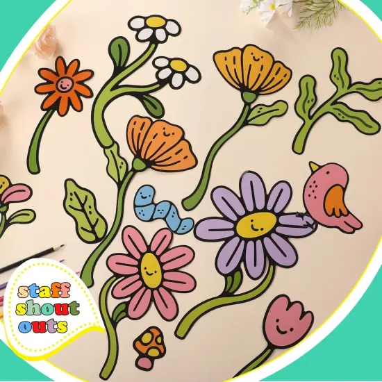 20 pcs Cutouts for School Classroom Decor {2}