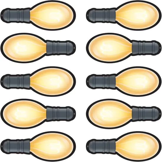 Pack of 1 White Light Bulbs Accents Decor {1}
