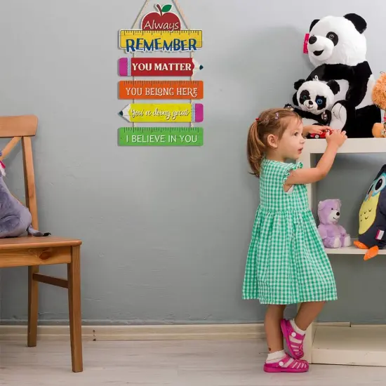 Motivational Classroom Door Sign Decor {4}