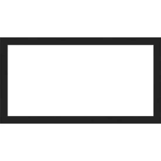 Grace Narrow Framed Dry Erase Magnetic Board Metallic Black {1}