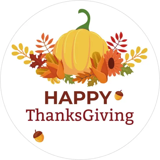 Happy Thanksgiving Stickers-60PCS {1}
