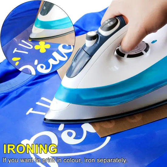 HTV Vinyl Bundle Heat Transfer Vinyl 12"x10" - 45 Pack Includes 30 Pack- 2 Sheets Teflon {4}