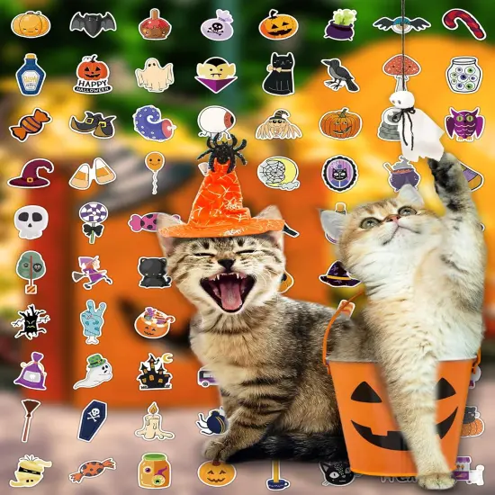300 PCS Halloween Pumpkin Stickers {5}
