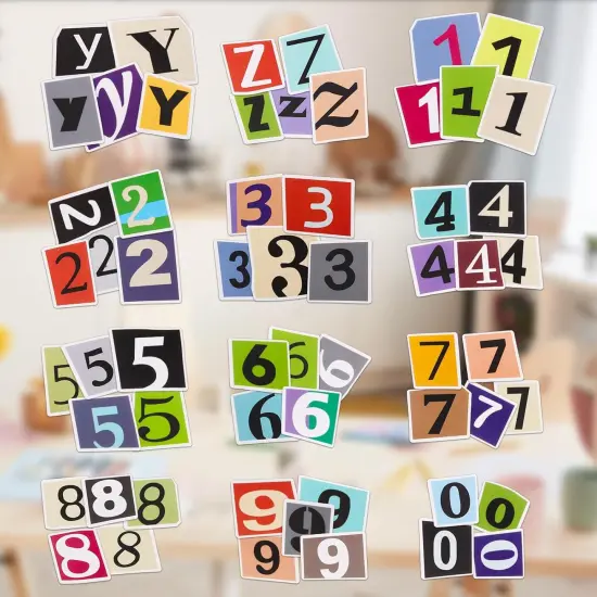 400Pcs Alphabet Letter Stickers {4}