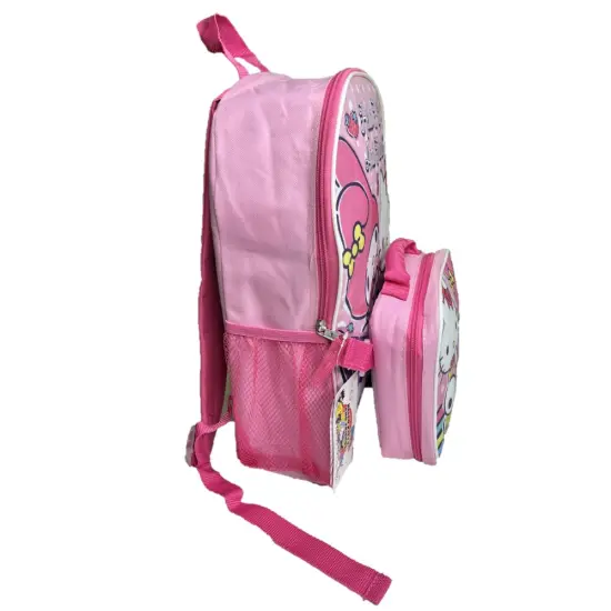 Hello Kitty & Friends 16" Shoulder Backpack with Rectangular Lunch Bag {3}