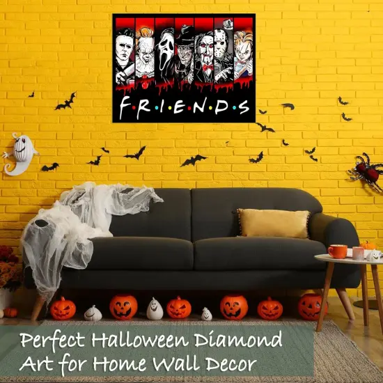 5D Diamond Painting Kits for Adults, Halloween Diamond Art Kits,16x12inch {4}