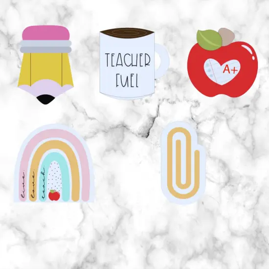 Cute Teacher Set Cookie Cutter {1}