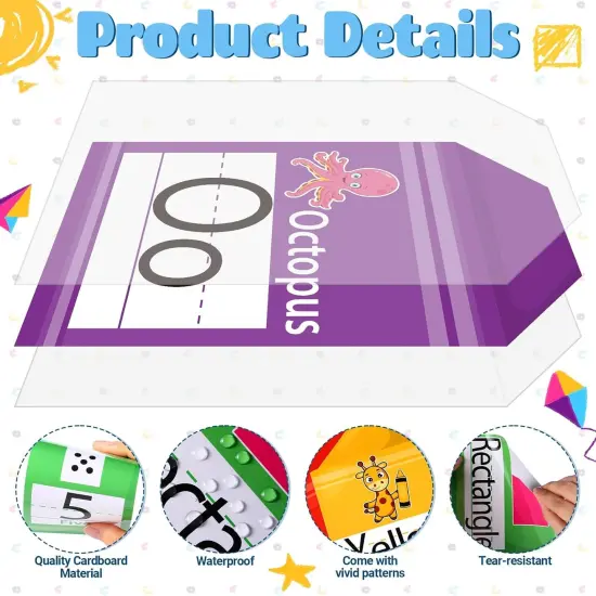 57 Pcs Alphabet Number for Classroom Wall {3}