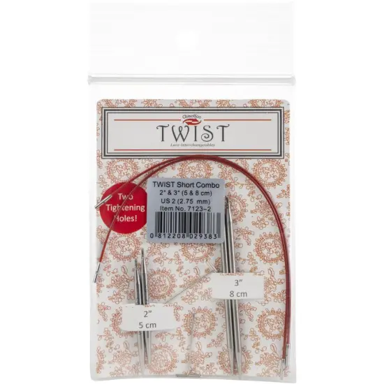 ChiaoGoo TWIST Short Combo Set 2" & 3" - US 2 (2.75mm) {1}