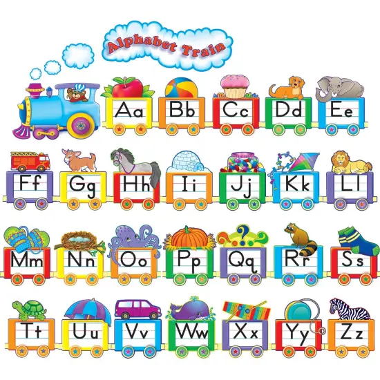 Alphabet Train Bulletin Board Display Set {1}