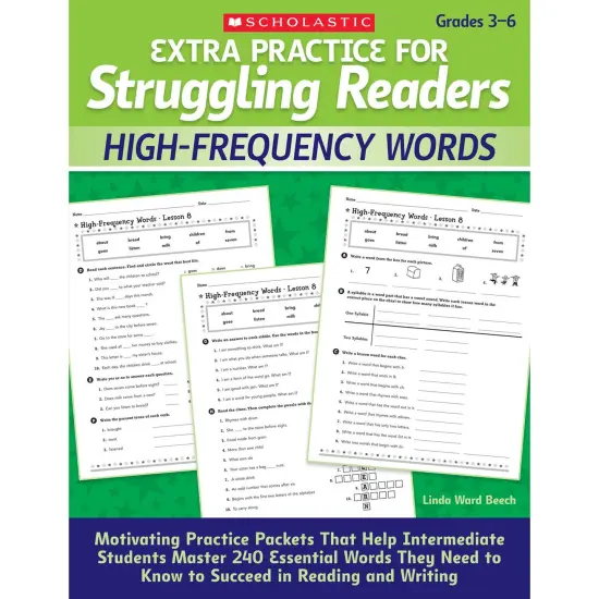 Extra Practice for Struggling Readers: High-Frequency Words {1}