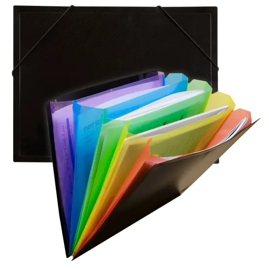 Rainbow Document Sorter, Black/Multicolor {1}