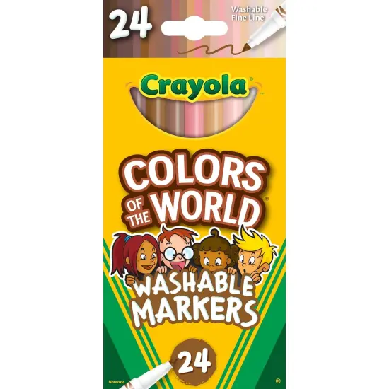 Colors of the World Fine Line Markers, 24 Colors {1}