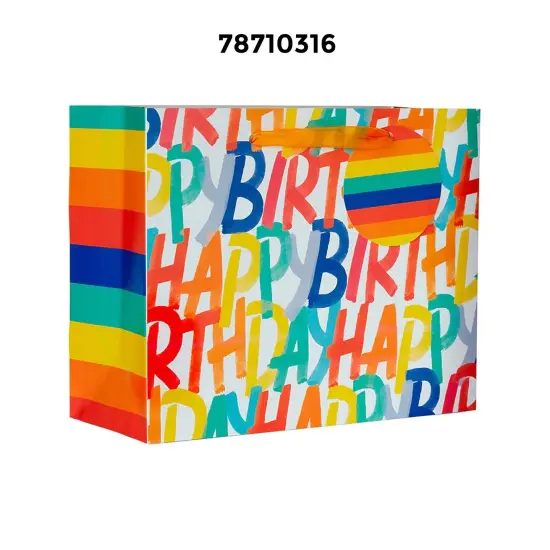 Patterned Gift Bags 8" X 4" X 10" Versatile Gift Wrapping Bags {3}