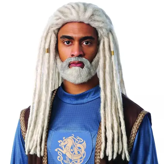 Lord of the Sea Adult Costume Moustache and Beard Set {1}