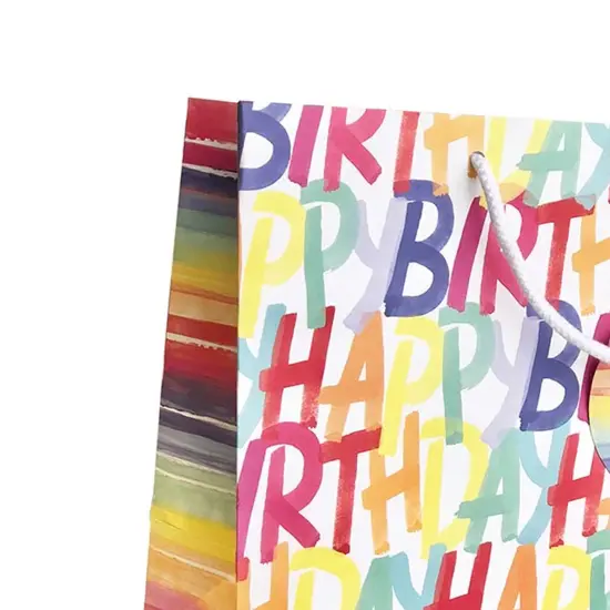 Festive Patterned Gift Bags 10" X 5" X 12-1/2" {5}