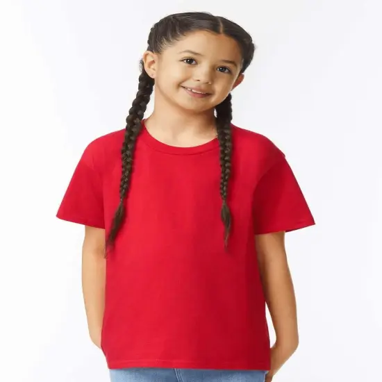 Gildan&reg; Youth Crewneck Short Sleeve Sofystyle T-shirt - 64000B Red {1}