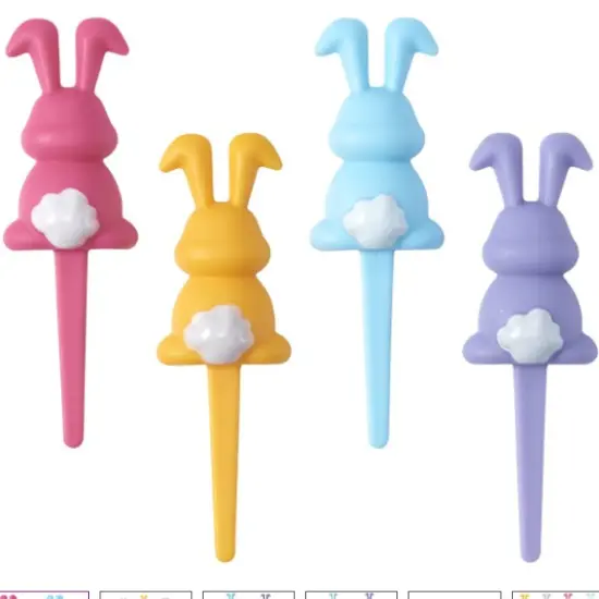 Colorful Bunnies DecoPics 12 ct {4}