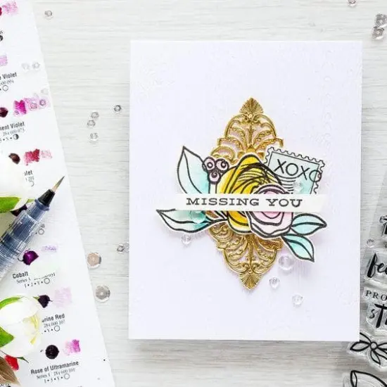 Bamboo Rose Die Set {4}