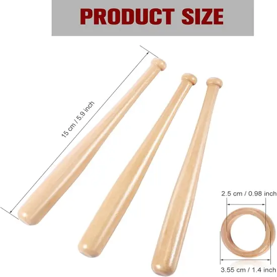 Wooden Baseball Stand, Baseball Holders for Display Balls Baseball Table Centerpieces for Baseball Players Fans Sports Lover {4}