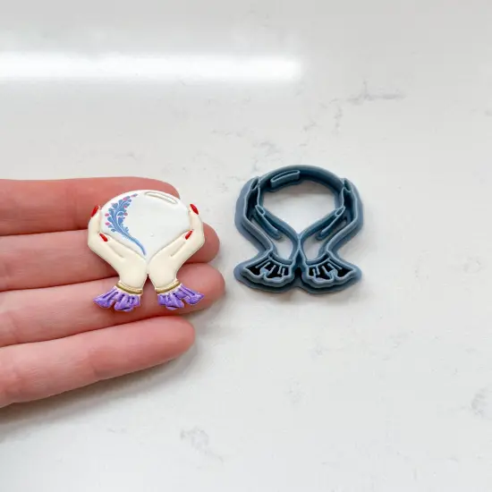 CRYSTAL BALL GYPSY HANDS | HALLOWEEN 2025 | CLAY CUTTER {2}