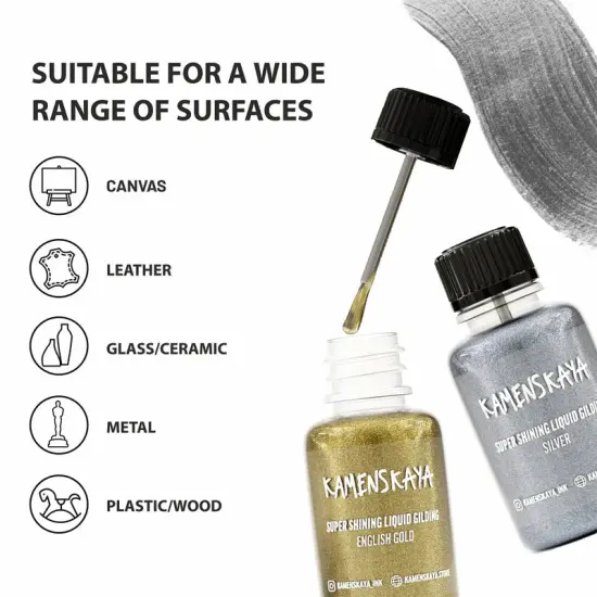 LIQUID GILDING | BRIGHT GOLD | KAMENSKAYA INK {5}