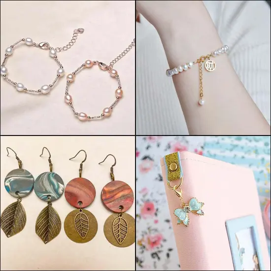 Lobster Claw Clasps & Open Jump Rings for Jewelry Making(6 Colors) {2}