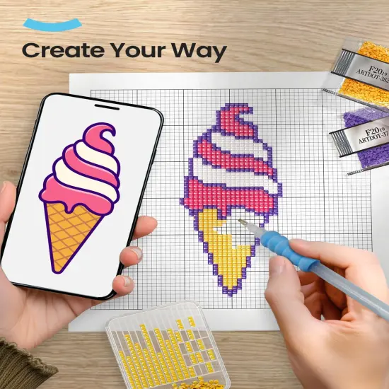 Beads for Diamond Painting Kit -89000 Pieces 445 Colors (Square Drills) 10.24 x 3.54 x 4.72 inches {5}