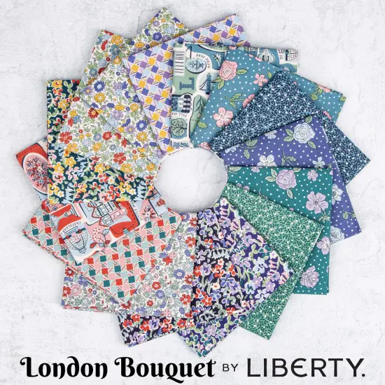 Palace Petals in B (01667422b) | London Bouquet | Liberty Fabrics | Riley Blake {2}