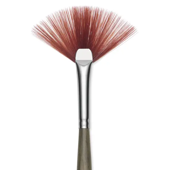 Da Vinci Forte Synthetic Brush - Fan, Short Handle, Size 3 {1}
