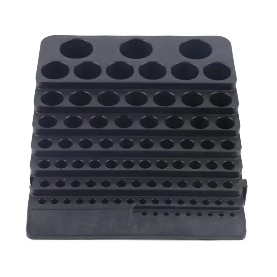 Drill Bit Storage Box Milling Cutter Drill Finishing Holder Organizer - 84 Slots {3}
