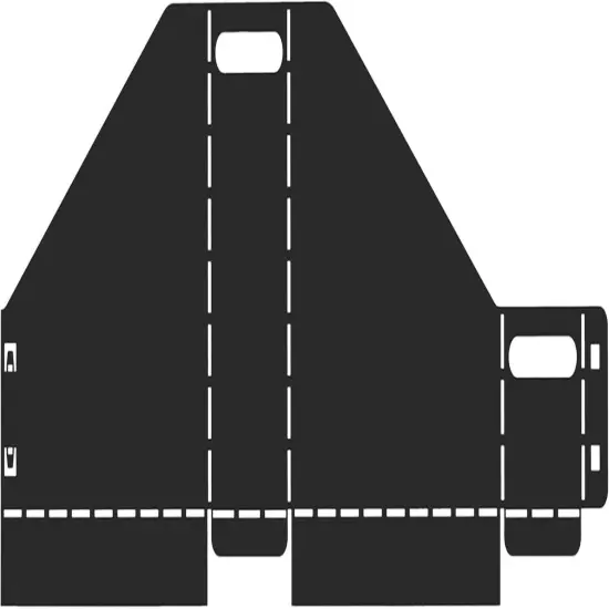 IRIS USA Letter/Legal File Metal Magazine File Holders, Black - 6Pack {6}