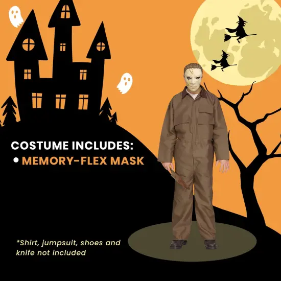 Halloween Michael Myers Beginning Memory Flex Teen Costume Mask {5}