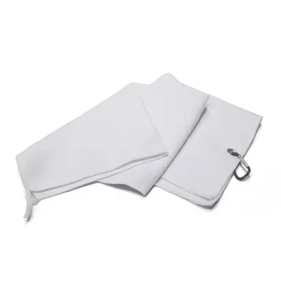 Carmel Towel Company&reg; Golf Towel with Grommet and Hook Black {6}