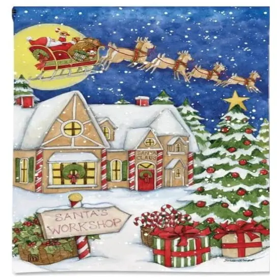 Christmas Santa's Workshop Banner {1}