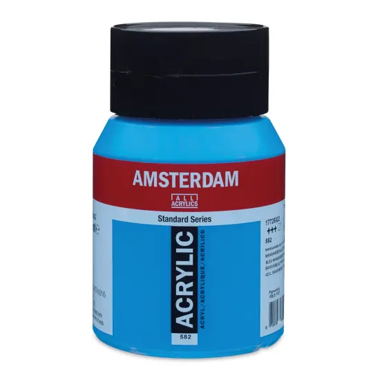 Amsterdam Standard Series Acrylic - Manganese Blue Phthalo, 500 ml bottle {1}