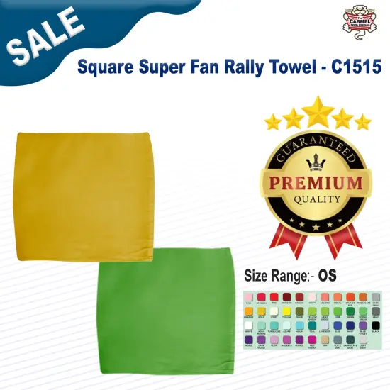 Carmel Towel Company&reg; Square Super&nbsp;Fan Rally Towel Royal {2}