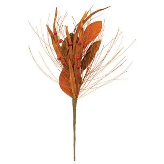 Fall Magnolia Pine and Podka Bush with Flexible Brown Stem {1}
