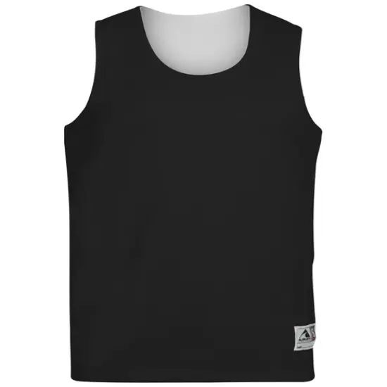 Augusta Sportswear&reg; Youth Reversible Sleeveless Jersey BLACK/ WHITE {1}