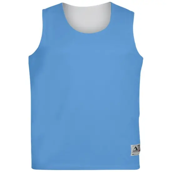 Augusta Sportswear&reg; Youth Reversible Sleeveless Jersey COLUMB BLUE/ WHT {1}