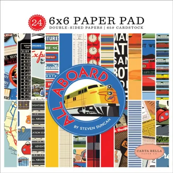 Carta Bella All Aboard 6x6 Paper Pad {1}