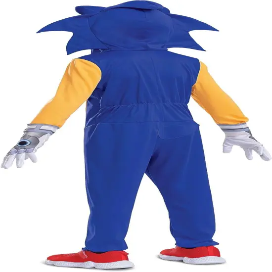 Disguise Sonic Costume for Kids, Official Sonic Prime Costume and Headpiece Small (4-6) {2}
