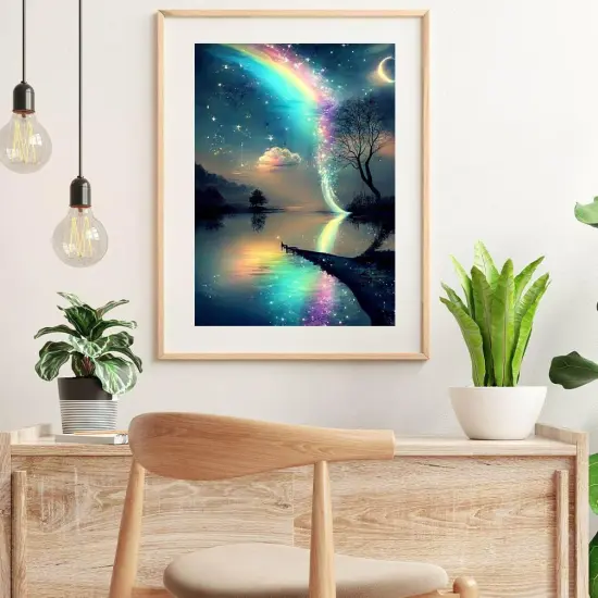 Moon Tree Diamond Art Kits for Adults,12x16inch {2}