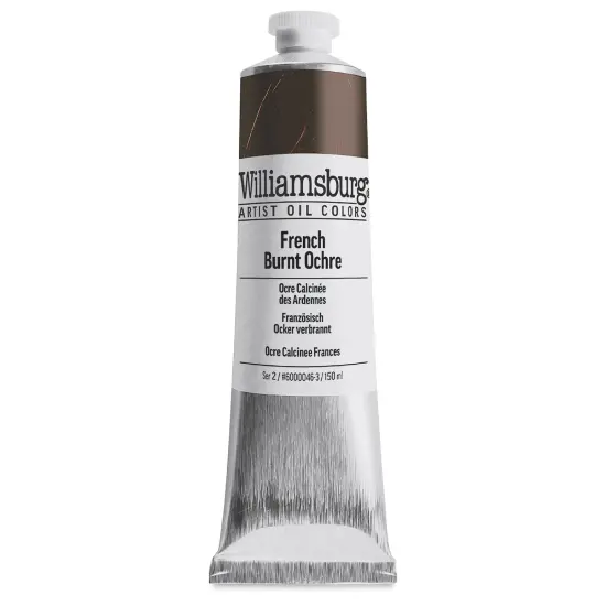 Williamsburg Handmade Oil Paint - French Burnt Ochre, 150 ml tube {2}