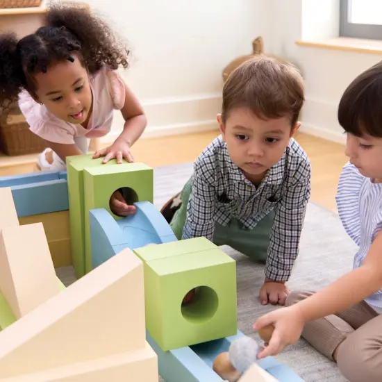 Kaplan Early Learning Company Ramp and Roll Discovery Blocks - 48 Pieces {4}