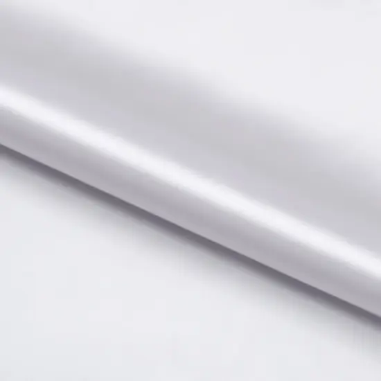 Stretch Satin Look Recycled Nylon Spandex Fabric White {6}