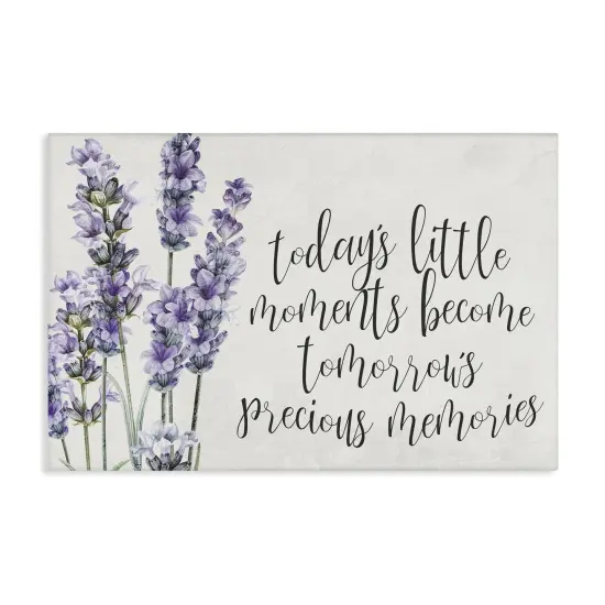Stupell Industries Today's Little Moments Sentiment Canvas By Kim Allen {1}